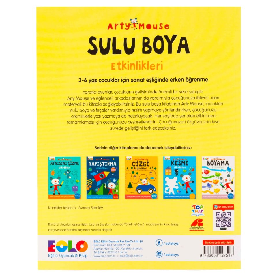 Arty Mouse - Sulu Boya Etkinlikleri