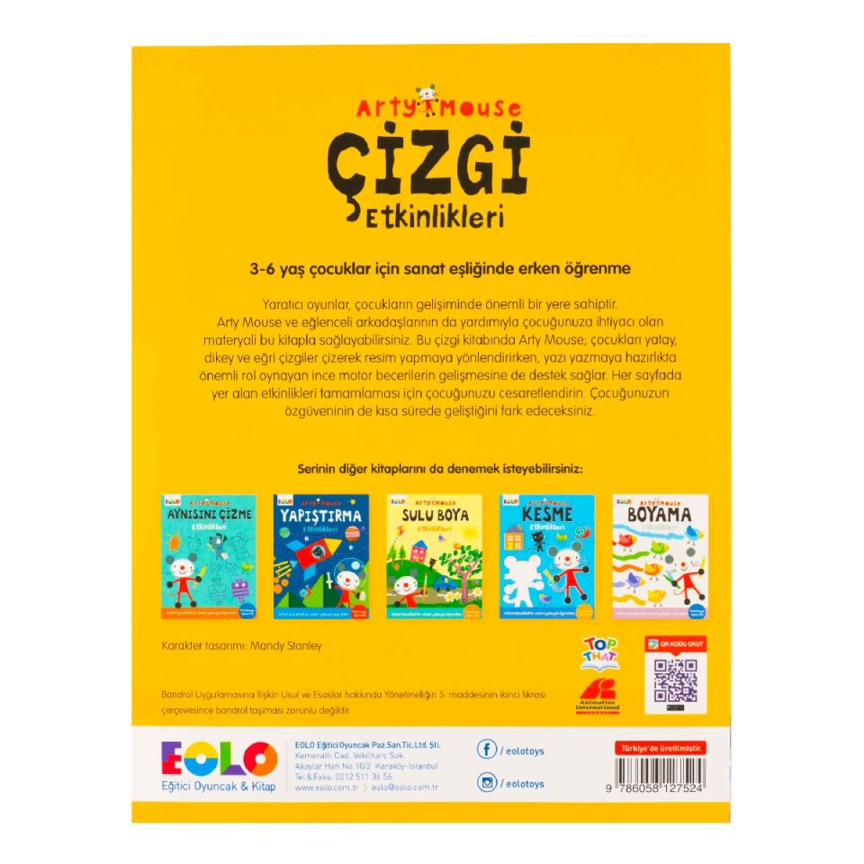 Arty Mouse - Çizgi Etkinlikleri