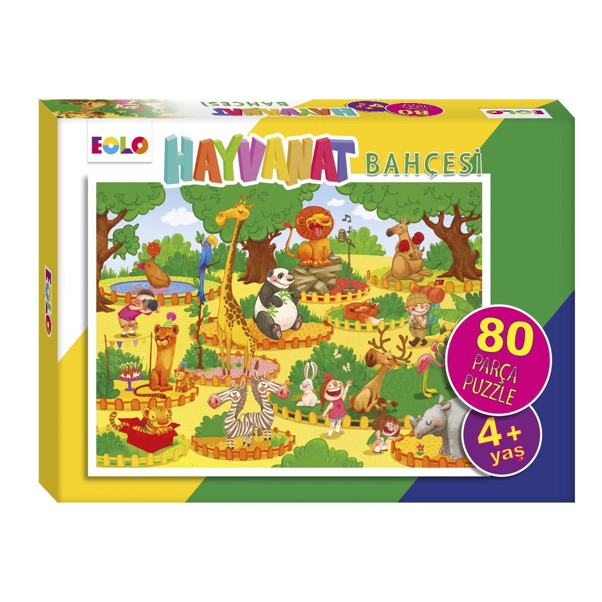 80 Parça Puzzle – Hayvanat Bahçesi