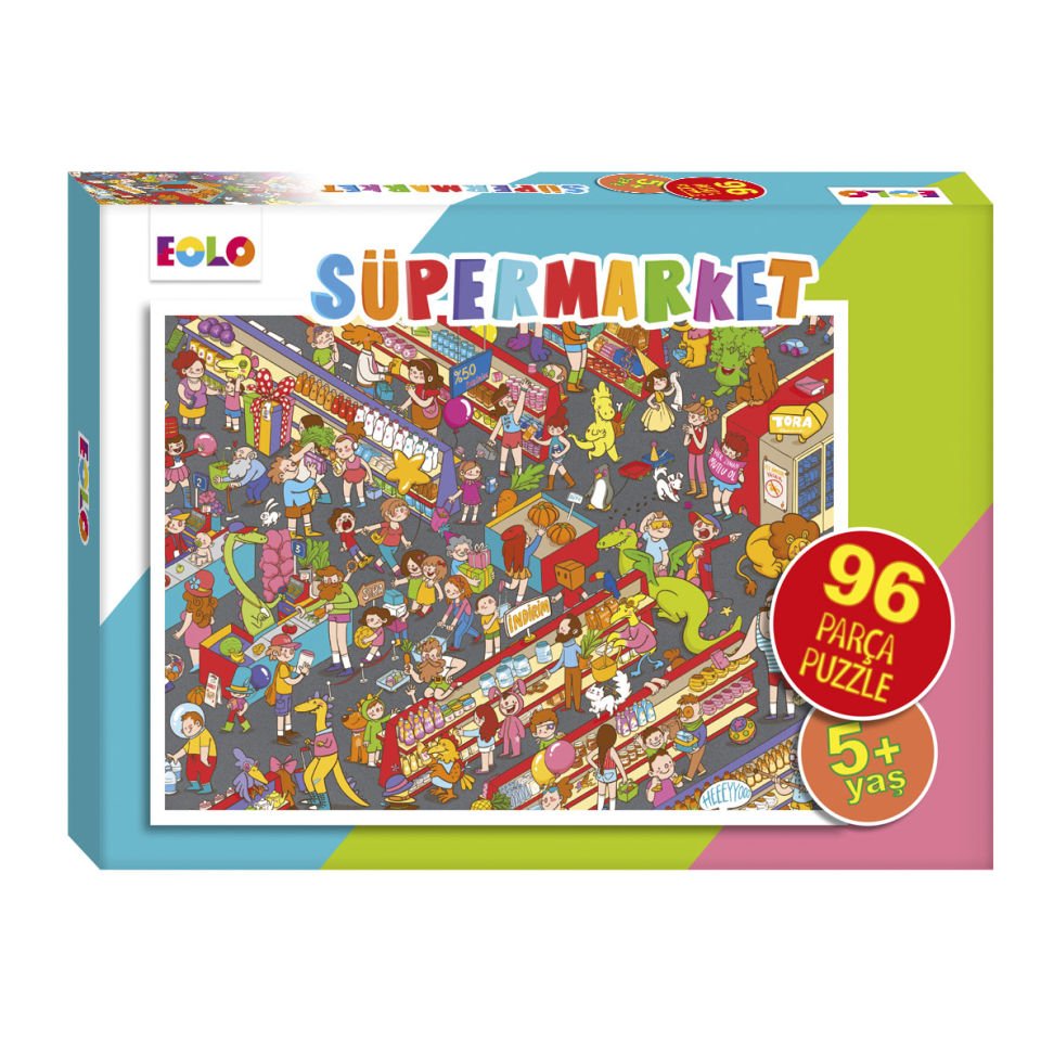 96  Parça Puzzle – Süpermarket