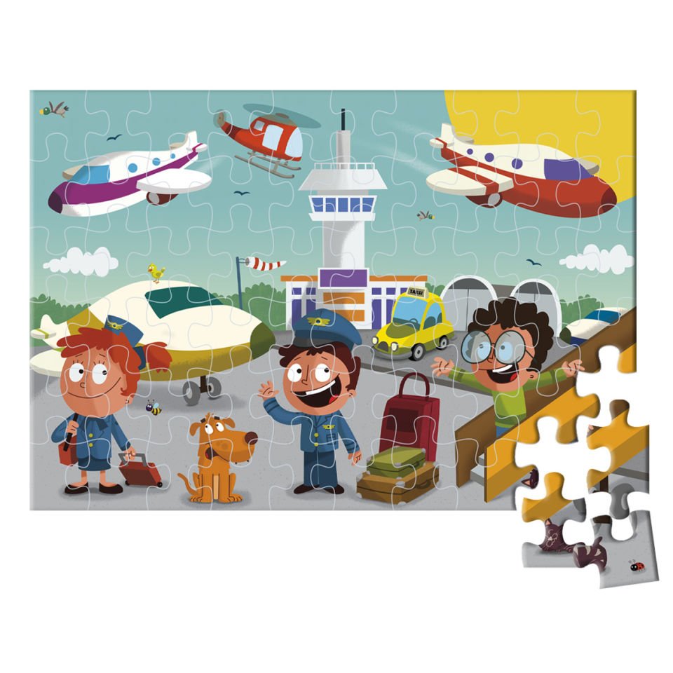 60 Parça Puzzle –Havaalanı