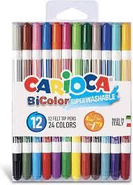 CARİOCA MASKUP BİCOLOOR SUPERWASHABLE  24 RENK